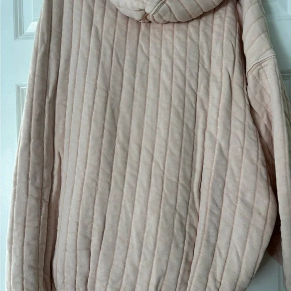 Free People Movement Quilted Pink Sweatshirt/Hoodie - Picture 3 of 4